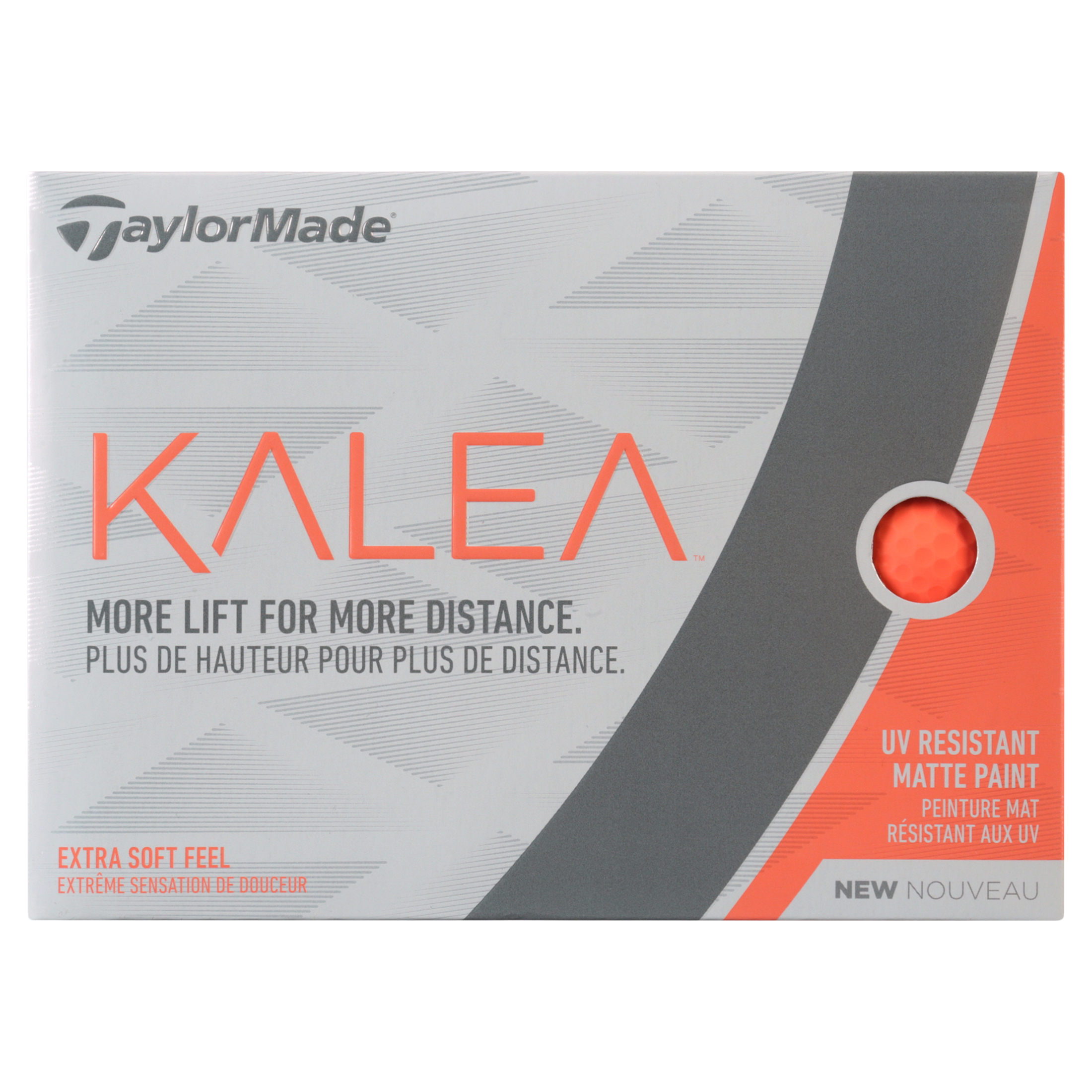 TaylorMade Women's 2019 Kalea Matte Peach Golf Balls, 12 Pack