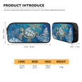 thumbnail image 5 of ZUXONGSY Turtle Coral Print Kids Backpack Set of 3, 17 in School Bookbag with Insulated Lunch Box Pencil Case Lightweight Student Bookbag for Girls and Boys, 5 of 6