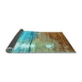 thumbnail image 2 of Ahgly Company Indoor Square Oriental Light Blue Industrial Area Rugs, 6' Square, 2 of 4