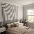 thumbnail image 6 of Ekena Millwork 47"H x 3/8"T Adjustable PVC Slat Wall Panel Kit with 2"W Slats, Unfinished (contains 22 Slats), 6 of 7