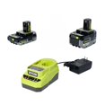 thumbnail image 1 of Kit de inicio RYOBI ONEAND de iones de litio de 18 V con batería de 2,0 AH y 4,0 AH, 1 of 5