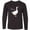 AB-Black, variant on Inktastic French Goose says Honque Long Sleeve Youth T-Shirt