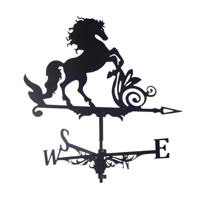 Baosity Retro Weathervane Weather Vane Crafts 30inch Tall Black08