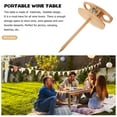 Red Wine Table Serving Desk Small Wine Table Portable Folding Table