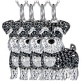thumbnail image 1 of Collar y Dije VentDepot DogNeck18 4Pzas Schnauzer Negro Metal Cadena, 1 of 3