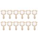 thumbnail image 1 of 12Pcs Handcrafted Kids Mirrors Delicate Hand Mirrors Unfinished Mini Mirrors Craft Accessory, 1 of 3
