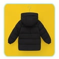 thumbnail image 4 of KAUOD Boys Girls Snap Button Hooded Puffer Coats Winter Warm Zipper Pockets Windproof Outwear Down Jackets for Kids Toddler, 4 of 5