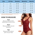 thumbnail image 3 of Women's One Piece Swimsuits Ruched Tommy Control Swimwear V Neck Sexy Back Crossover Swimming Bathing Suits, 3 of 6