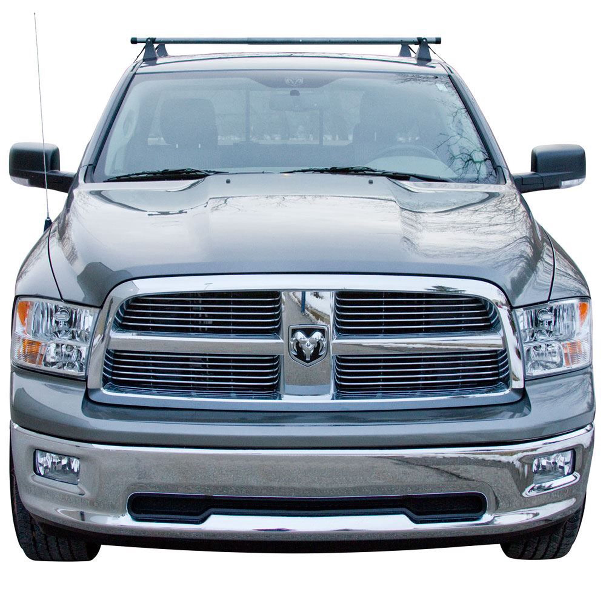 Apex Steel Universal Telescoping Strap-Attached Roof Cross Bars, 44" to 60" Wide, Set of 2