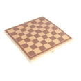 thumbnail image 4 of Juego de ajedrez profesional, ajedrez de madera plegable, juego de mesa de ajedrez de viaje profesional, juego de tablero de ajedrez de madera, claridad notable, 4 of 8