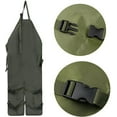 thumbnail image 3 of Gardening Apron Adjustable Legs Waterproof Apron with 6 Release Pockets for Gardening Woodworking Pottery BBQ, 3 of 14