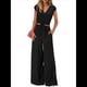 thumbnail image 2 of Conjuntos de Dos Piezas de Verano para Mujer 2025, Top Corto con Cinturón, Mangas y Cuello en V, Pantalones Anchos, Chándal Informal. Negro M, 2 of 8