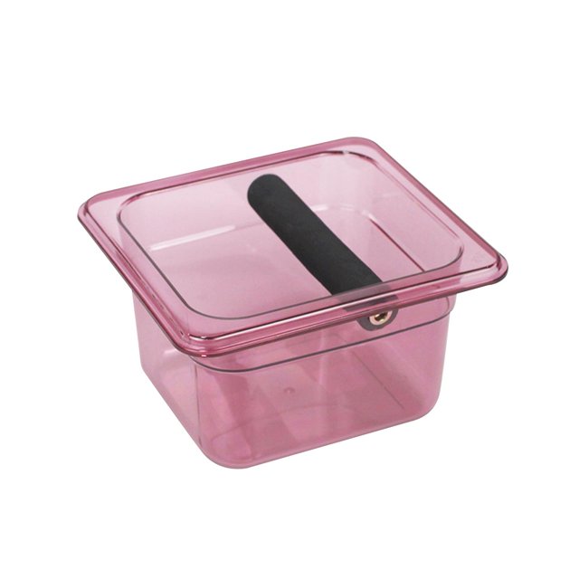Contenedor de gran capacidad para café molido, Base antideslizante, cubo de basura para Espresso, accesorios acrílicos para restaurantes occidentales, Pequeña Sunnimix caso de golpe de espresso