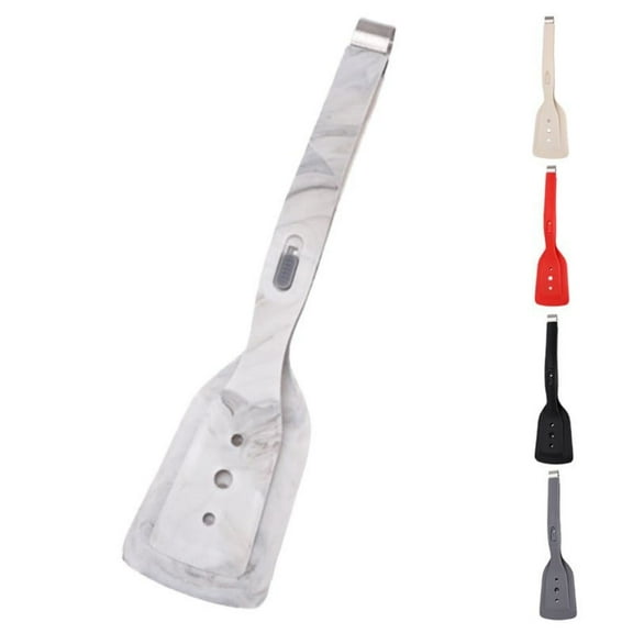 2-in-1 Silicone Spatula Tongs Set for Kitchen Cooking Non-Stick Food and Grip Turner for Eggs Pancakes Fish Steak Omelettes Safe Heat Utensils