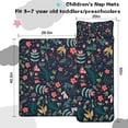 thumbnail image 5 of Pioneer Flower Floral Print Pattern Toddler Nap Mats for Kids Preschool,Sleeping Mat Bag or Kids,Toddler Sleeping Bag,Toddler Nap Mat or Daycare, 5 of 6