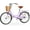 Purple, variant on Marknig Cruiser Bike, 26 inch Beach & City Cruiser Bicycle for Adult Men and Women with Carbon Steel Frame and Rear Rack/Basket,Black