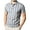 Gray, variant on Tdoqot Mens Graphic Polo Shirts with Snaps- Short Sleeve Fashion Casual Classical Business Shirts Navy Size M-4XL