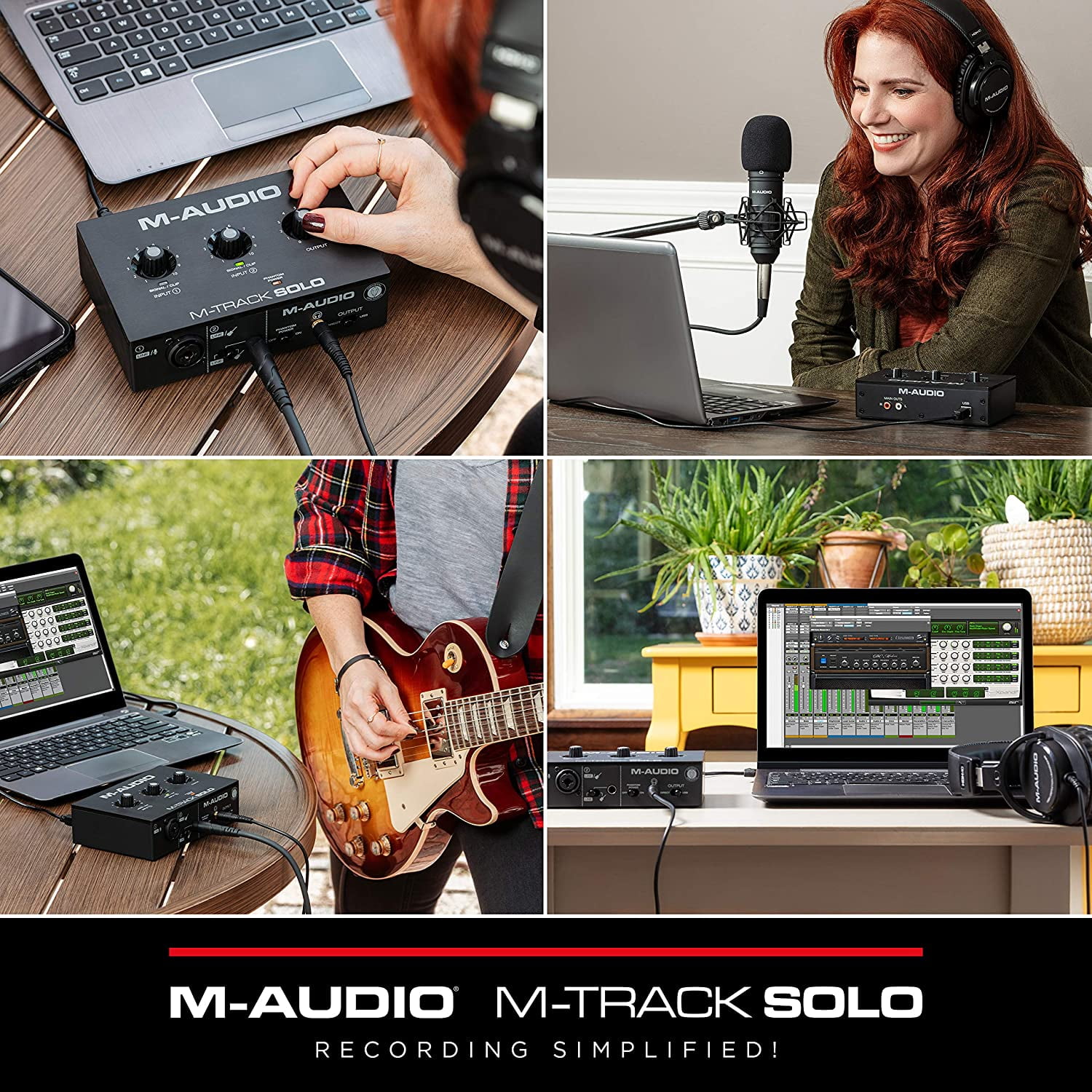 M-Audio M-Track Solo 2-Channel USB Audio Interface