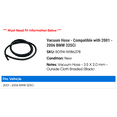 thumbnail image 2 of Vacuum Hose - Compatible with 2001 - 2006 BMW 325Ci 2002 2003 2004 2005, 2 of 2