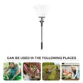 thumbnail image 3 of LEEYNEER 9-Tooth Stainless Steel Rod Practical Rakes Aluminum Alloy Expandable Folding Leaves Manual, 3 of 6