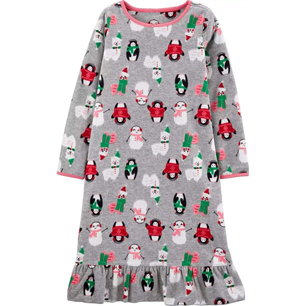 carters fleece gown