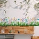thumbnail image 4 of Plantillas de flores silvestres - 11 piezas reutilizables con diseños de flores, arbustos, hierbas, hojas, mariposas y libélulas para pintar en la pared, madera y decoración del hogar., 4 of 9