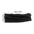 thumbnail image 4 of 1 Uds diademas, bandas para el sudor, diadema elástica que absorbe la humedad, para deportes de fitness, poliéster, algodón, negro, 4 of 7