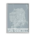 thumbnail image 4 of Stupell Industries San Francisco Geometric Street City Map California Transportation, 16 x 20, Design by Daphne Polselli, 4 of 5