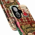 thumbnail image 2 of Vintage Christmas Collage Phone Case, Nutcracker, Santa, Snowman, Cat & Gingerbread House Case, Festive Holiday Protective Cover for iPhone 16 15 14 13 12 11 Pro Max Mini, 2 of 6
