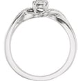 thumbnail image 2 of FB Jewels 10k White Gold 1/8 CTW Diamond Cluster Promise Ring Size 7, 2 of 2