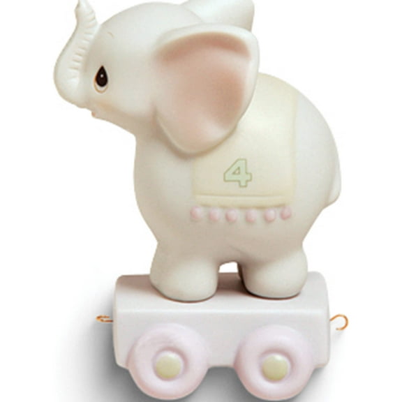 Fashion Precious Moments Age Four Elephant Porcelain Figurine (5.5 X 3) Made In China gp705