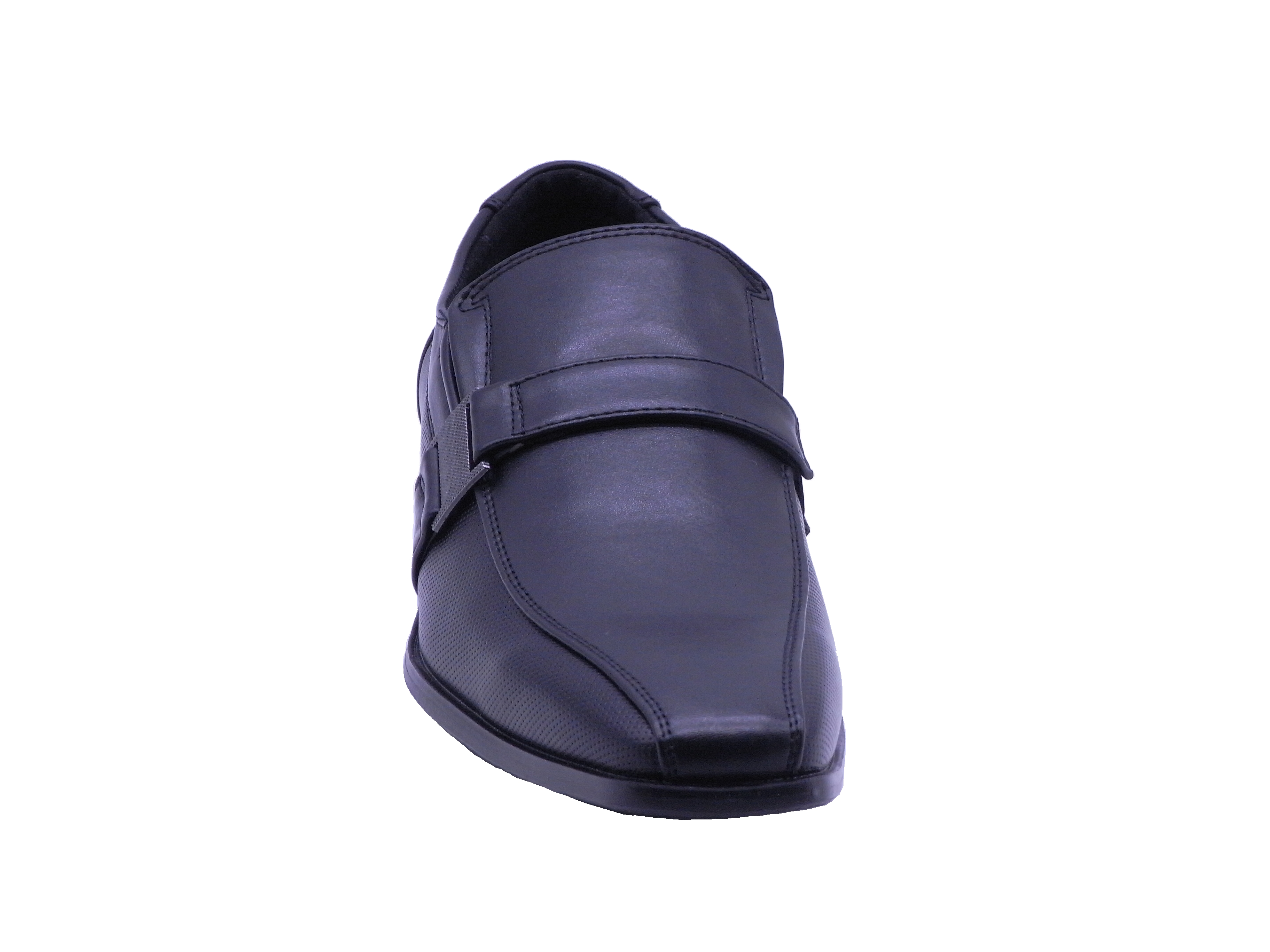 Men Shoes Slip On Strap Loafer Black Color Size US8 - image 3 of 5