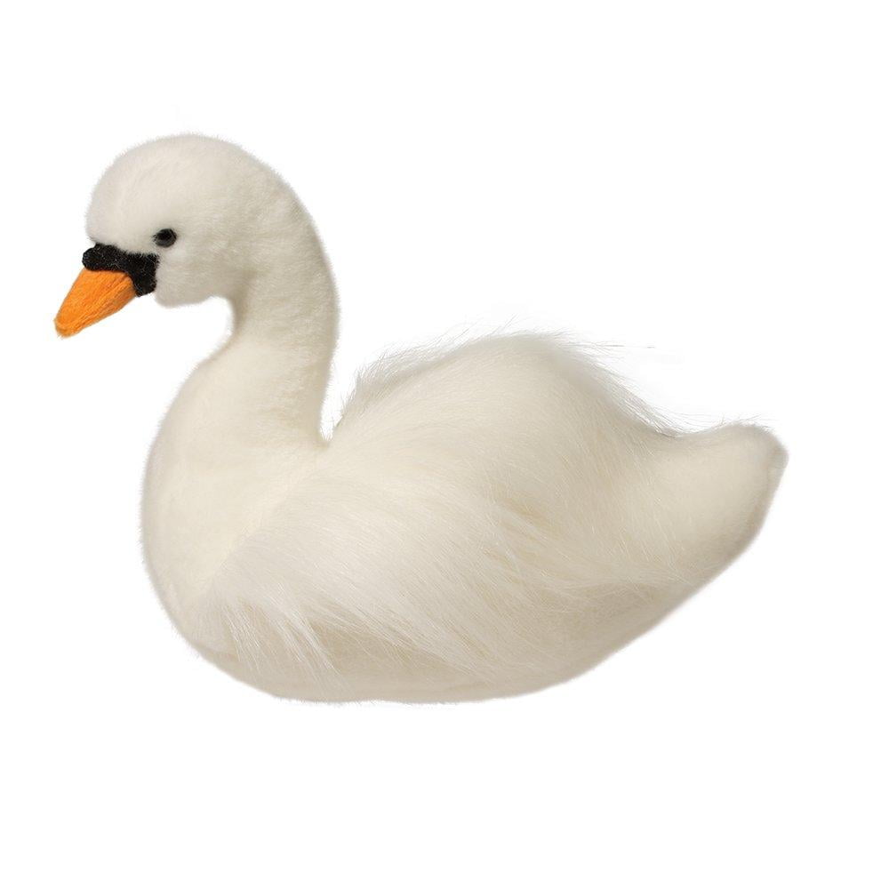SAVANNAH by Cuddle Toy plush 11.5" long SWAN stuffed animal bird white