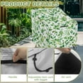thumbnail image 4 of Renewold Waterproof Patio Chair Covers UV Resistant All Weather Protection Lawn Chair Covers Perfect for Patio, Deck, and Porch, 29"W x 33"D x 36"H, Green Leaf, 4 of 7