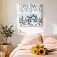 thumbnail image 4 of Canvas Wall Art, Christmas Snowman Framed Canvas Prints for Living Room Bathroom, Xmas Eucalyptus Botanical Trees Gallery Wrapped Wall Decor for Home Office, Gifts, 12"x12" Ship Next Day, 4 of 9