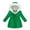 Green, variant on Gyujnb Girls Winter Down Jacket with Hooded Trim Warm Zip Up Long Sleeve Coat Slim Fit Padded Outwear for Cold Weather,Size:9-10 Years