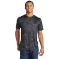 thumbnail image 1 of Sport-Tek ST370 Mens CamoHex T-Shirt - Iron Grey - Large, 1 of 2