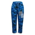 thumbnail image 5 of Jamsmile Womens Pants Casual Loose Camouflage Print Spring Summer Casual Washable Comfort Stretchy Cropped Trousers, 5 of 5