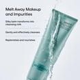 thumbnail image 2 of Algenist GENIUS Ultimate Anti-Aging Melting Cleanser, Travel Size - Milky Cleansing Oil for Makeup Removal with Avocado & Microalgae Oil - Non-Comedogenic & Hypoallergenic Skincare (1.5 oz), 2 of 7