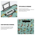 thumbnail image 4 of Haiem Dachshund Dog Puppy Luggage Cover Printed Suitcase Covers for Luggage Elastic Washable Suitcase Protector Fits 18-32 Inch Luggage-Medium, 4 of 8