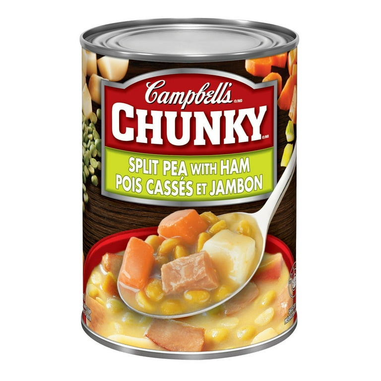 Campbell s Chunky Split Pea with Ham Soup 540ml 18.3 oz