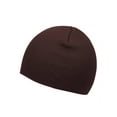 thumbnail image 2 of Top Headwear 12 pack lot Dozen Short Skull Cap Cuffless Beanies - Brown, 2 of 3