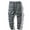 Gray, variant on Men's Casual Cargo Pants Workout Joggers Stretch Sweatpants Drawstring Military Army Camo Combat Work Pants Slim Fit with Multi Pockets
