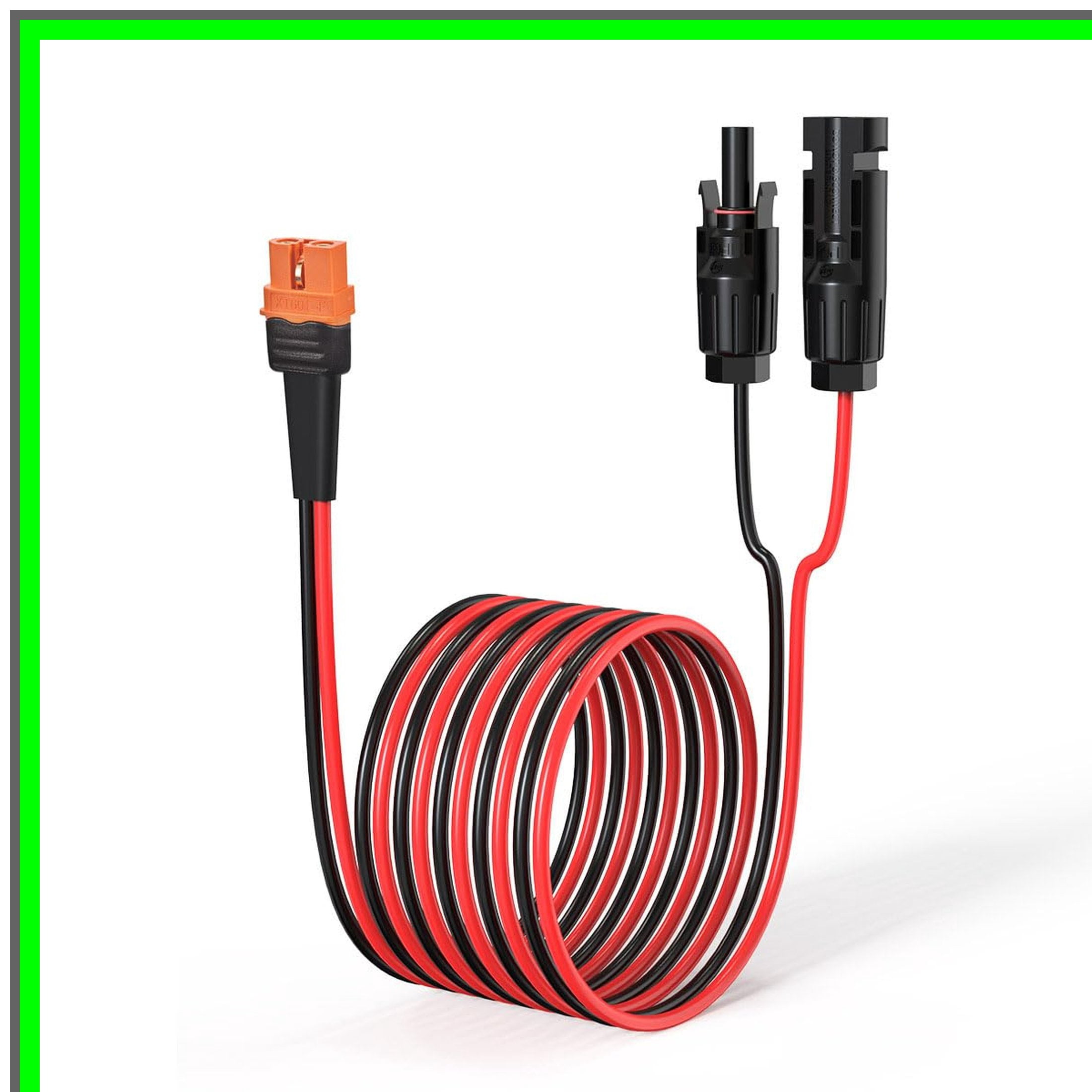 Solar XT60i Adapter Cable 10AWG 10FT for Portable Power Stations
