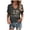 Grey, variant on Womens Tops Casual Short Sleeve Letter Print T Shirt V Neck Soft Blouses,Grey,XL