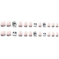 thumbnail image 4 of Fofosbeauty 24 pcs Square False Nails, Press-on Nails Designs 2023, Mummy, 4 of 9