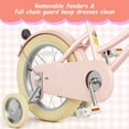 thumbnail image 6 of KORIMEFA Girls Bike for Toddlers 4-8 Years Old Kids, 14 Inch Kids Bike with Training Wheels & Basket, Multiple Colors, 6 of 9