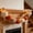 A-1839, variant on Fall Knit Pumpkin String Light Wreath, Hand Crochet Multicolor Garland With Wooden Beads, Cozy Odor-Free Cotton Yarn Fall, Thanksgiving and Halloween Decor