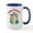 White/Navy Inside, variant on CafePress - Happy Passover Large Mug - 15 oz Ceramic Large White Novelty Mug