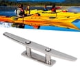 thumbnail image 1 of Taco Superior Plano, Acero Inoxidable 316, Fácil Instalación, Pulido Fino, Tacos Para Cuerda De Cubierta Marina, Base Abierta Para Yates, Kayaks, Lanchas A Motor, 1 of 7